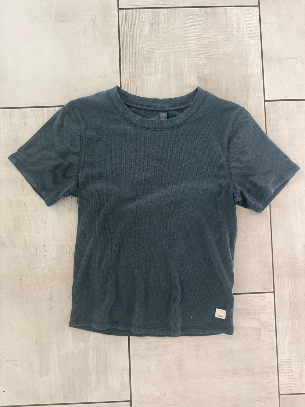 VUORI Pose fitted tea in greenish blue size M-Deep Teal